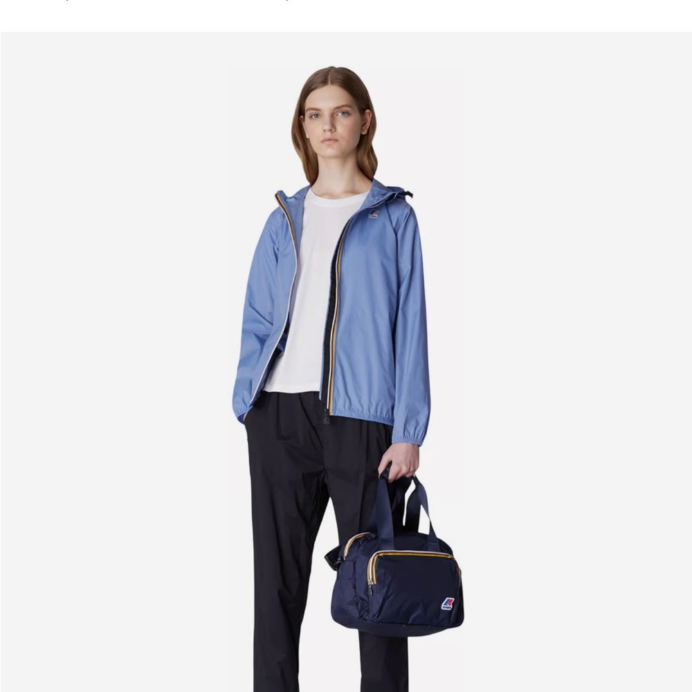 K-Way Dark Blue jacket La vrai Claude 4.0